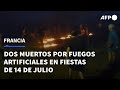 Niño de 7 años y su hermana de 24 mueren durante fuegos artificiales en fiesta de Francia | AFP