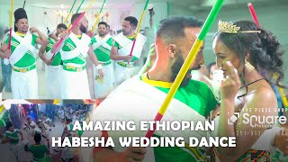 #Amazing Ethiopian habesha wedding entrance አዝናኝ የስርግ ላይ ጭፈራዎች 17