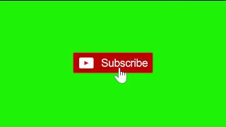 Click The Subscribe Button Green Screen