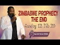 Latest Zimbabwe Prophecy- END