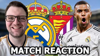 KYLIAN MBAPPE HAT-TRICK!!! REAL MADRID VS REAL VALLADOLID - MATCH REACTION