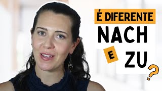 A diferença das preposições NACH e ZU #estudealemão #alemaofluente #alemaodeverdade