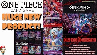 BIG New Anniversary Set Revealed! Crazy Promos! 4 Emperors! (One Piece TCG News)