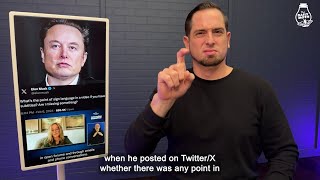 Elon Musk causes stir in the Deaf community with ASL / subtitles question