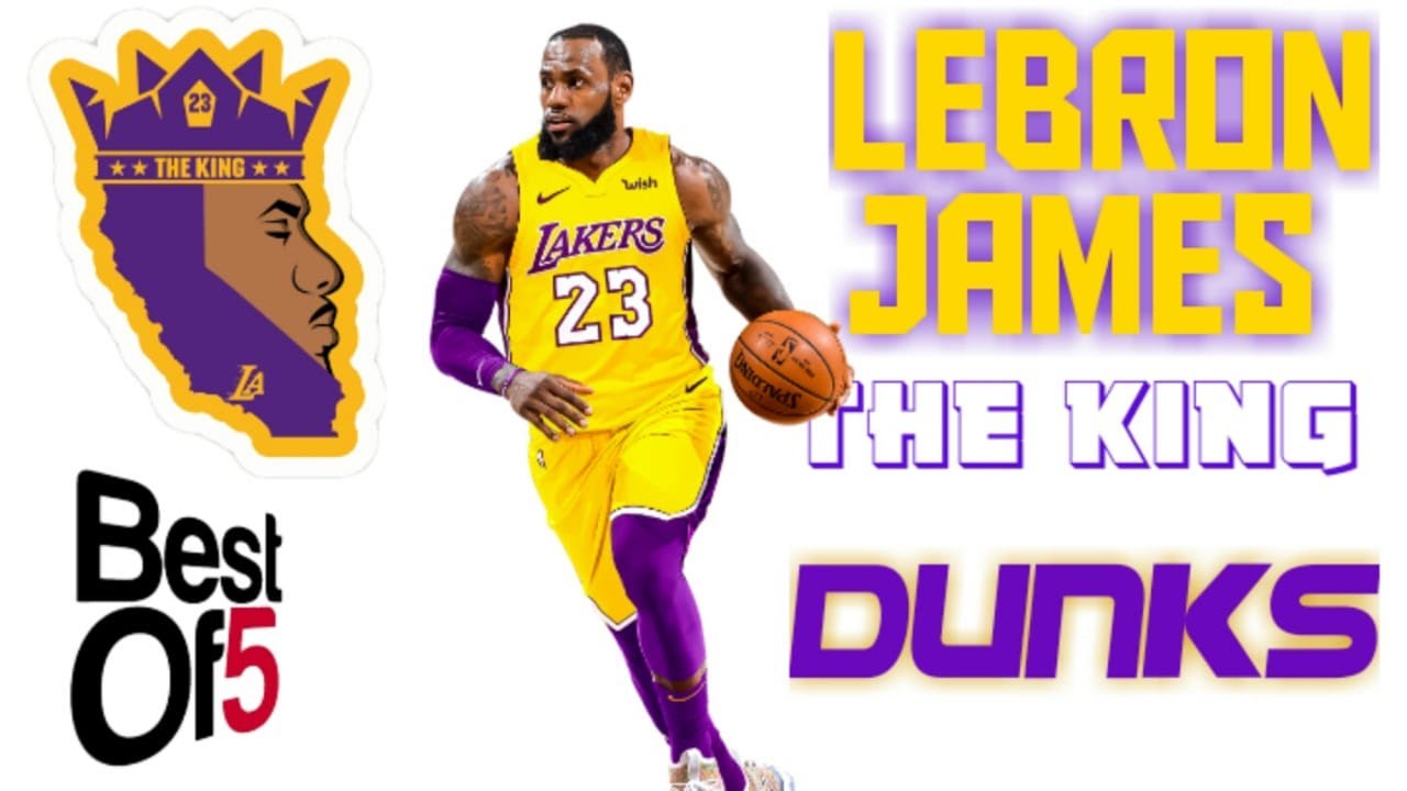 Best Of 5 Dunks Lebron "KING" James - YouTube