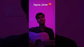 Sapna Jahan | Guutar cover | Amiy Mishra #acousticcover #trending  #shortcover #coversong #shorts