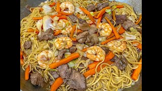 Pancit Canton Recipe (Filipino style stir-fried noodles)