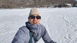 【赤城山登山】初めての雪山