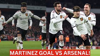 🥹👀Lisandro Martinez Goal vs Arsenal | Man United 2-3 Arsenal.