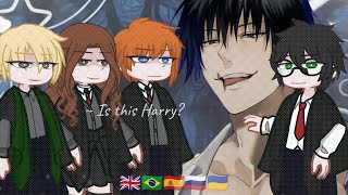 Harry Potter characters react to Harry Potter as Toji Fushiguro~//🇬🇧🇧🇷🇪🇦🇷🇺🇺🇦