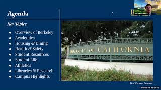 UC Berkeley Virtual Campus Visit - Sunday, August 16, 2020
