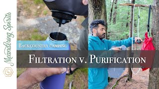 Water Filtration vs. Purification | MSR AutoFlow Gravity Filter