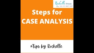 How To Analyse A Case Case Analysis Rochelle Dsouza