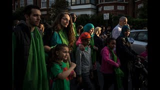 Silence, tears and messages of hope on Grenfell anniversary | ITV News