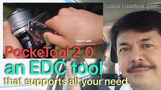 COOL TOOL: PockeTool 2.0 - an EDC tool that supports all your need.