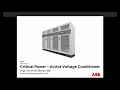 Critical Power - Active Voltage Conditioner