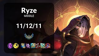 Ryze vs Sylas MIDDLE - KR CHALLENGER Patch 14.22