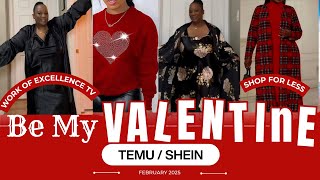 TEMU \u0026 SHEIN Valentine Edition | Classy \u0026 Cozy | Women 40-50+ Fashion | Plus Size \u0026 Affordable