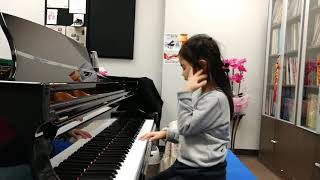 Jessie Wang 6 years plays 北风吹