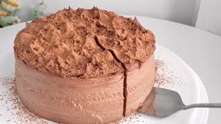 免烤箱🔥巧克力千層蛋糕Chocolate Crepe Cake🍫 Oven-free dessert recipe 濃郁不膩平底鍋就能做的甜品