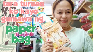 Paano Gumawa Ng Paper Bag Gamit ang Gift Wrapper | DagDag Kita Sa Tindahan