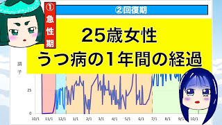 【経験談】うつ病診断から1年間の経過①フェーズ毎に解説