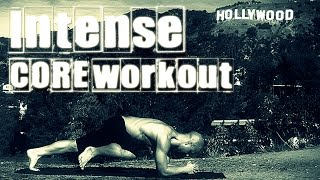 Hollywood Yoga Workouts - No 15 - 5 mins/Music  - Quick Core