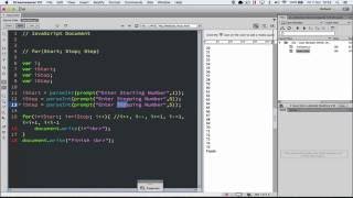 JavaScript For Do Loops User Defined Input