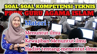 Soal pppk Guru Agama Islam || Full Pembahasan P3K 2024 Kompetensi Teknis