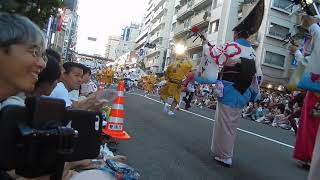 高円寺阿波踊り２０１８　１日目（８・２５）⑧すいこ連・天水連