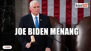 Kongres AS sahkan kemenangan Joe Biden