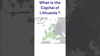 What is the Capital of Lithuania | Country and Capital | @pradhanseducation