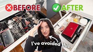 ORGANIZING AREAS I'VE AVOIDED IN MY APARTMENT 😅 (declutter *everything* with me)