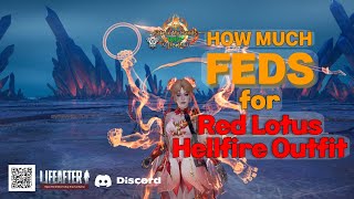 How Much FEDS for Red Lotus Hellfire Outfit? | LifeAfter Gacha