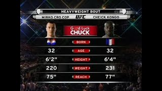 Mirko Cro Cop vs Cheick Kongo