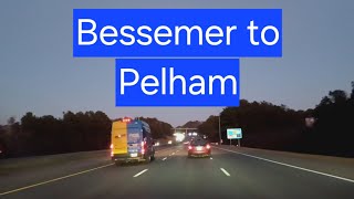 Driving from Bessemer to Pelham Alabama.