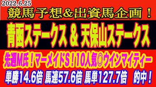 【 青函ステークス \u0026 天保山ステークス 2022 】土曜日の競馬予想！先週M氏、マーメイドSで10人気◎ウインマイティーで単勝、馬連、馬単的中と大勝利！土曜日のM氏、アクア本命馬は！？