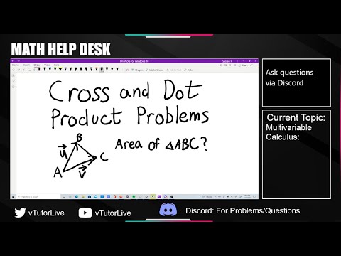 Cross Product And Dot Product Problems [Multivariable Calculus] - YouTube