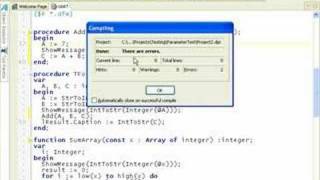 Delphi Programming Tutorial #34 - Parameters