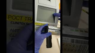 Processing a Quality Control QC sample on the Siemens Clinitek Device