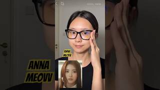 SHE DID ANNA OF MEOVV! #china #makeup #kpop #meovv #makeupchallenge