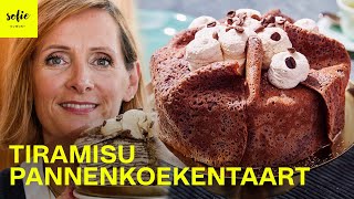 😋 Zo maak je een Tiramisu Pannenkoekentaart | Verrassend makkelijk | Sofie Dumont