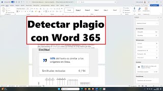 Cómo detectar el plagio en Word sin instalar nada adicional