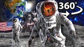 360° MOON Space Mission in Virtual Reality | Apollo11 VR