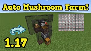Quick & Easy Automatic Mushroom Farm - Minecraft 1.17