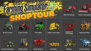 No DLC? Complete Shop Tour of Farming Simulator 26 Mobile (Android, iOS)