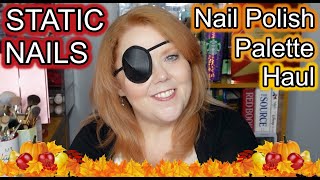 STATIC NAILS Liquid Glass Lacquer Palette Haul!!