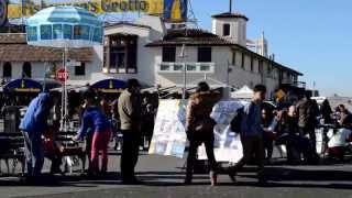 Falun Dafa Truth Clarification at San Francisco Pier 43（旧金山43碼頭 法輪大法真相景點)