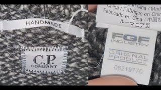 How to spot original C.P. company shirt. How to avoid fake CP company pullover