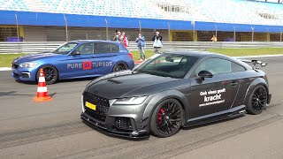 Audi TT RS TTE700 Stage 4 (660HP) vs BMW M140i XDrive Pure Turbos Stage 2 (700HP)